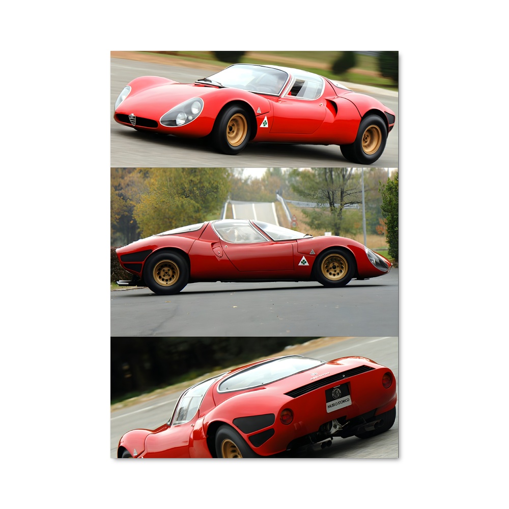 Poster Rédemption Écarlate – affiche Alfa Romeo